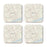 U.S. City Map Square Coffee Drink Coasters Gift, Vintage Map-Set of 4-Andaz Press-NY-