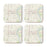 U.S. City Map Square Coffee Drink Coasters Gift, Vintage Map-Set of 4-Andaz Press-NY-