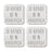 U.S. City Square Coffee Drink Coasters Gift, I'd Rather Be in Part 2-Set of 4-Andaz Press-Albuquerque-