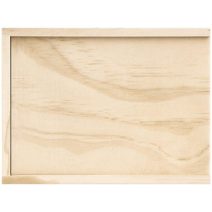 Unfinished Wood Photo Box-Set of 1-Koyal Wholesale-