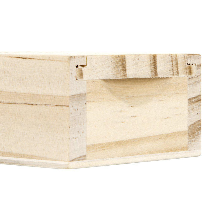 Unfinished Wood Sliding Ring Boxes-Set of 1-Koyal Wholesale-