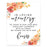 Unframed Autumn Fall Watercolor Party Sign Wedding Collection, 8.5 x 11- inch, Autumn Floral Bouquet Graphic Design-Set of 1-Andaz Press-Welcome-