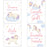 Unframed Birthday Party Sign Bundle Set, For Kids Birthday Party Décor-Set of 4-Andaz Press-Unicorn-