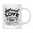 Valentine's Day Ceramic Coffee Tea Mug, Valentine's Day Holiday Ideas for Her, Wife, Couples, Bestie-Set of 1-Andaz Press-They Built A Life They Loved-