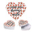 Valentine's Day Heart Shaped Box With Lid, Reusable Heart Box-Set of 1-Andaz Press-Let's Taco Bout How Much I Love You-
