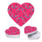 Valentine's Day Heart Shaped Box With Lid, Reusable Heart Box-Set of 1-Andaz Press-Let's Taco Bout How Much I Love You-