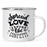 Valentine's Day Stainless Steel Campfire Coffee Mug, Valentine's Day Holiday Ideas for Her, Wife, Women, Couples-Set of 1-Andaz Press-Life-