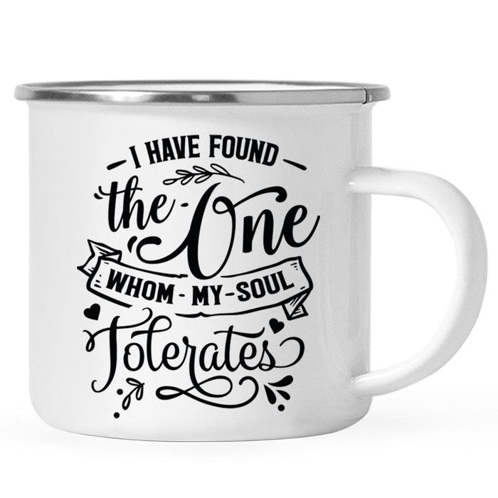 Valentine's Day Stainless Steel Campfire Coffee Mug, Valentine's Day Holiday Ideas for Her, Wife, Women, Couples-Set of 1-Andaz Press-Life-