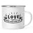 Valentine's Day Stainless Steel Campfire Coffee Mug, Valentine's Day Holiday Ideas for Her, Wife, Women, Couples-Set of 1-Andaz Press-Life-