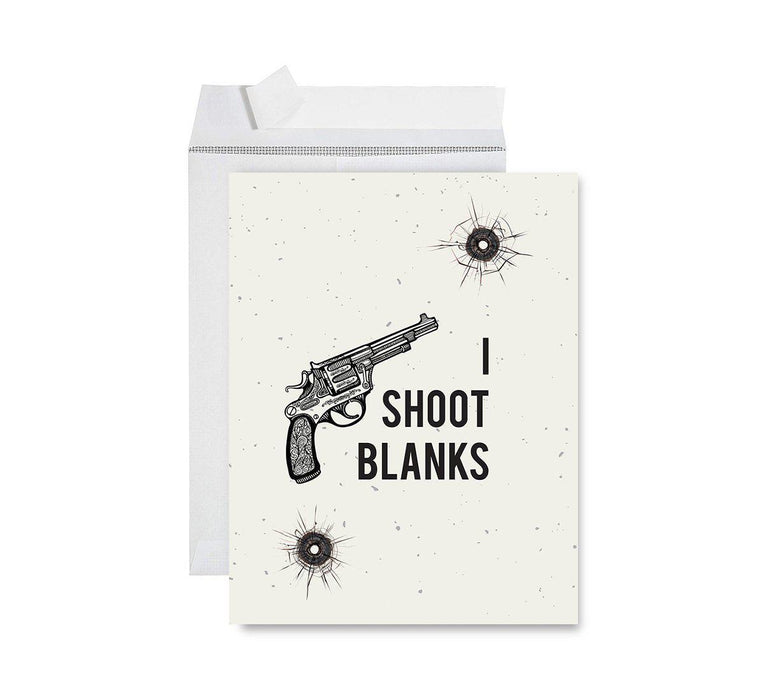 Vasectomy Jumbo Card, Recreational Use Only Eggplant Design, Funny Rude Get Well Soon Greeting Card-Set of 1-Andaz Press-Eggplant-