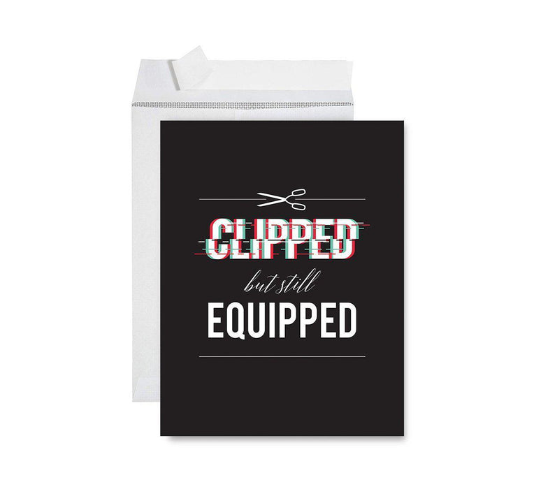 Vasectomy Jumbo Card, Recreational Use Only Eggplant Design, Funny Rude Get Well Soon Greeting Card-Set of 1-Andaz Press-Eggplant-