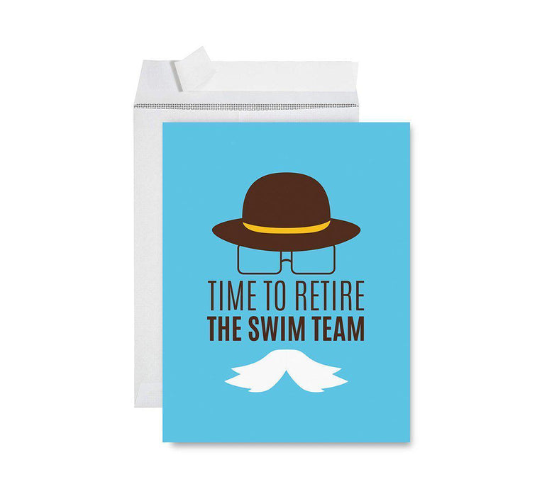 Vasectomy Jumbo Card, Recreational Use Only Eggplant Design, Funny Rude Get Well Soon Greeting Card-Set of 1-Andaz Press-Eggplant-