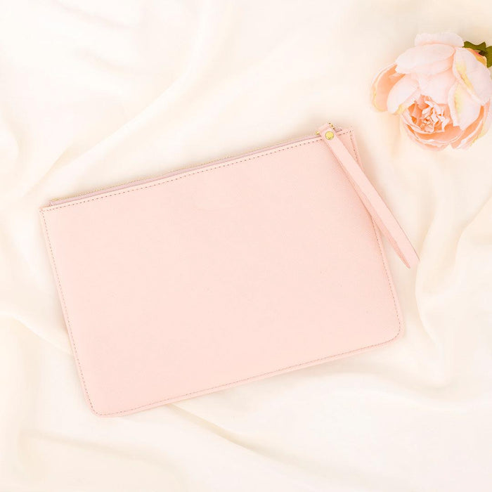Vegan Leather Clutch Wristlet Purse-Set of 1-Koyal Wholesale-White-