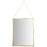Vertical Rectangle Wall Photo Mirror With Chain-Set of 1-Koyal Wholesale-Gold-