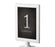 Vintage Chalkboard Framed Double-Sided DIY Table Numbers-Set of 8-Andaz Press-1-8-