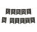 Vintage Chalkboard Pennant Party Banner-Set of 1-Andaz Press-Welcome!-
