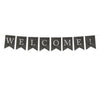 Vintage Chalkboard Pennant Party Banner-Set of 1-Andaz Press-Welcome!-