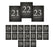 Vintage Chalkboard Table Numbers-Set of 20-Andaz Press-1-20-