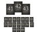Vintage Chalkboard Table Numbers-Set of 20-Andaz Press-41-60-