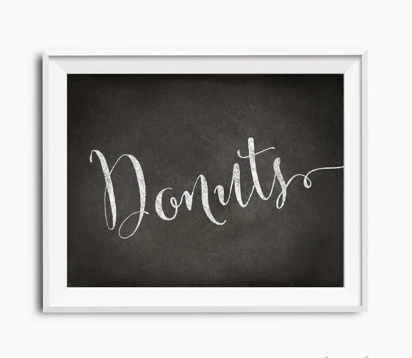 Vintage Chalkboard Wedding Favor Party Signs-Set of 1-Andaz Press-Take A Treat Bag Home-