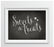 Vintage Chalkboard Wedding Favor Party Signs-Set of 1-Andaz Press-Sweets & Treats-