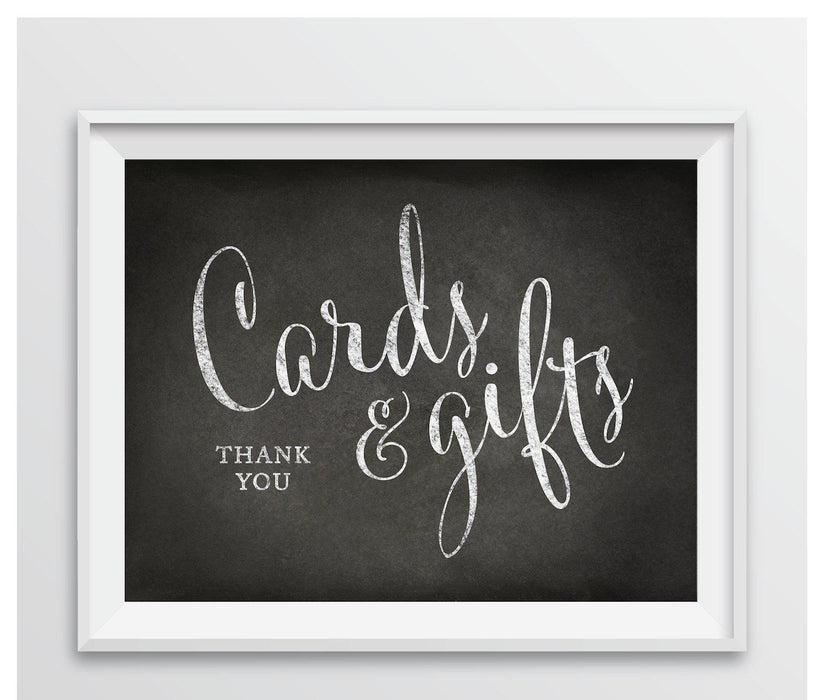Vintage Chalkboard Wedding Party Signs-Set of 1-Andaz Press-Mr. & Mrs.-