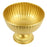 Vintage Gold Flower Compote Vase Pedestal Bowl Centerpiece-Set of 1-Koyal Wholesale-6.25" x 8"-