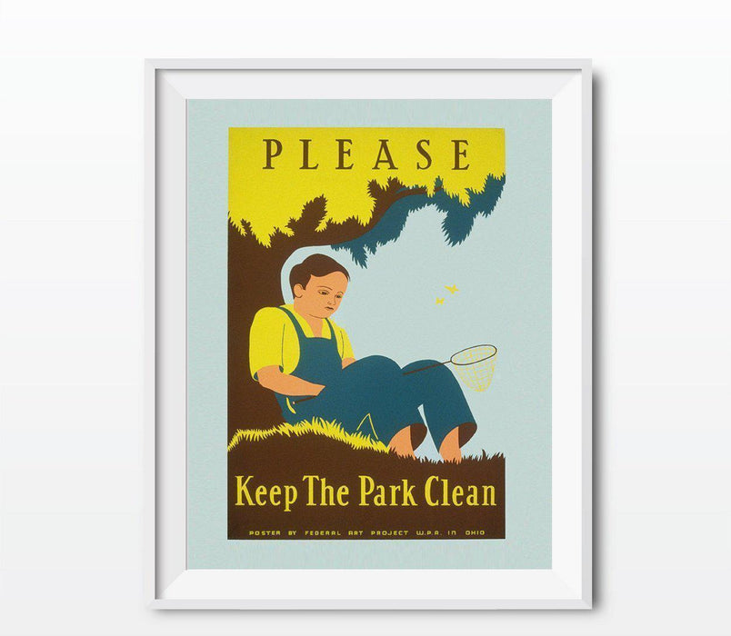 Vintage Government Wall Art, Works Project Administration-Set of 1-Andaz Press-Grand Canyon National Park-