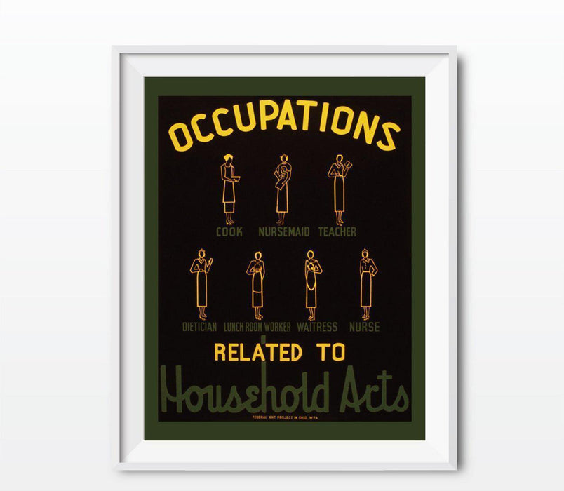 Vintage Government Wall Art, Works Project Administration-Set of 1-Andaz Press-Grand Canyon National Park-