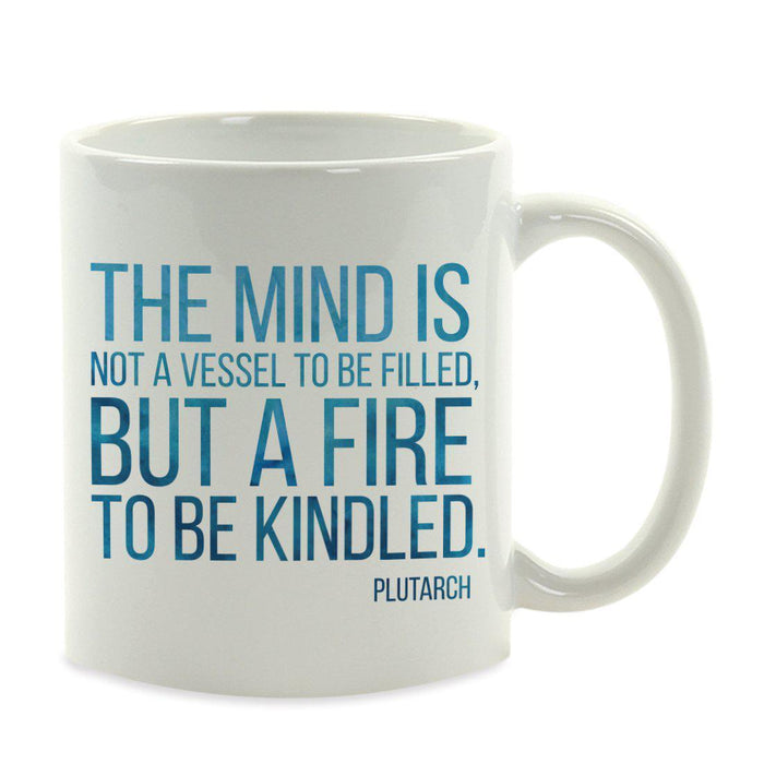 Water Color Teacher Appreciation Quotes Ceramic Coffee Mug Collection 1-Set of 1-Andaz Press-Better To Learn-