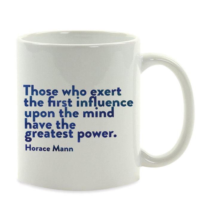 Water Color Teacher Appreciation Quotes Ceramic Coffee Mug Collection 1-Set of 1-Andaz Press-Power-