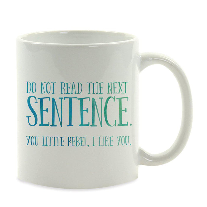 Water Color Teacher Appreciation Quotes Ceramic Coffee Mug Collection 1-Set of 1-Andaz Press-Sentence-