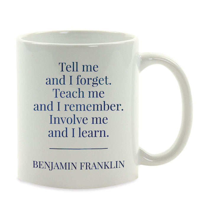 Water Color Teacher Appreciation Quotes Ceramic Coffee Mug Collection 2-Set of 1-Andaz Press-Classroom-