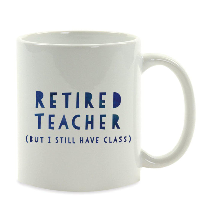 Water Color Teacher Appreciation Quotes Ceramic Coffee Mug Collection 2-Set of 1-Andaz Press-Classroom-