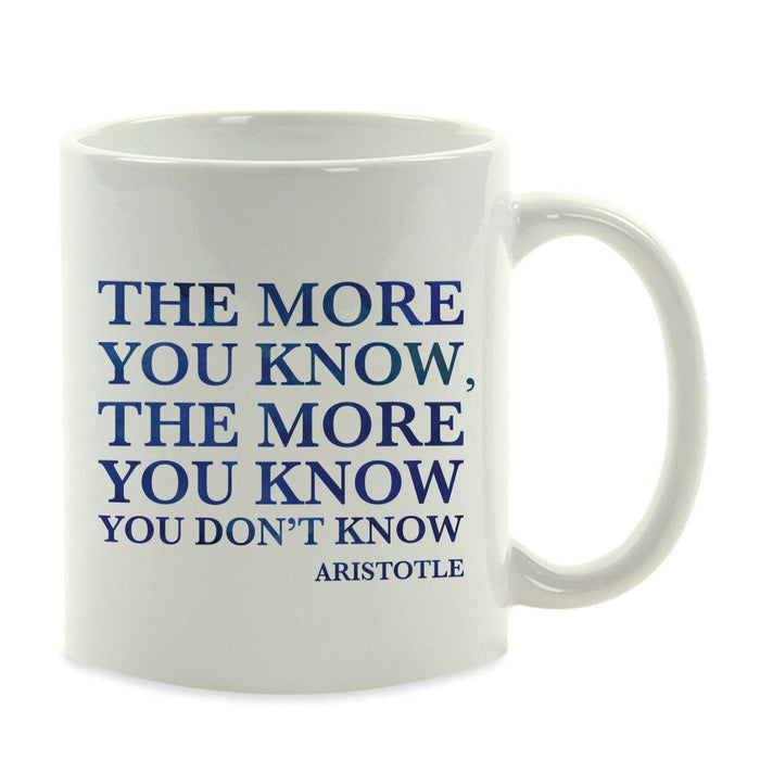 Water Color Teacher Appreciation Quotes Ceramic Coffee Mug Collection 2-Set of 1-Andaz Press-Classroom-