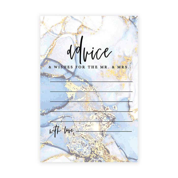 Wedding Advice & Well Wishes Guest Book Cards for Bride and Groom Design 2-Set of 56-Andaz Press-Dark Green Elegant Ornate-