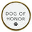 Wedding Enamel Lapel Pin, Wedding Party Button Pins-Set of 1-Andaz Press-Dog of Honor-