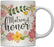 Wedding Floral Flowers Coffee Mug Gift, Matron of Honor-Set of 1-Andaz Press-
