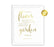 Wedding Love Quote Wall Art, Metallic Gold Ink Print-Set of 1-Andaz Press-Every heart sings a song...Plato-