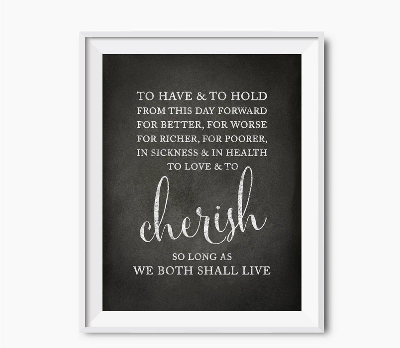 Wedding Love Quote Wall Art Prints, Vintage Chalkboard-Set of 1-Andaz Press-Every heart sings a song...Plato-