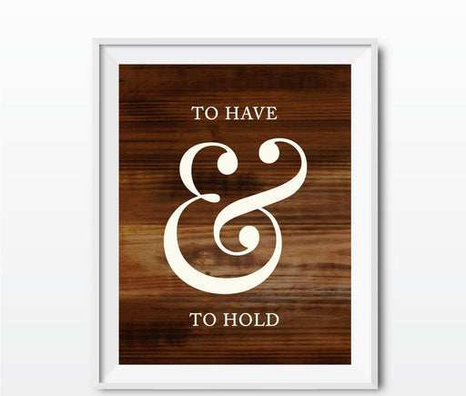 Wedding Love Quote Wall Art, Rustic Wood Poster Prints-Set of 1-Andaz Press-Every heart sings a song...Plato-