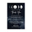 Wedding Thank You Place Setting Cards for Table Reception, Design 2-Set of 56-Andaz Press-Celestial Moon Phase-