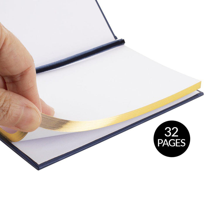Wedding Vow Books for His and Hers Wedding Day with Gold Foil Edges - Officiant Book Keepsakes Card-Set of 2-Andaz Press-