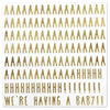 We're Having a Baby Funny Cocktail Napkins-Set of 50-Andaz Press-Gold-