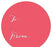 Whimsical To/From Circle Gift Labels-Set of 40-Andaz Press-Coral-