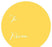 Whimsical To/From Circle Gift Labels-Set of 40-Andaz Press-Yellow-