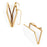 White Acrylic Clutch Purse-Andaz Press-Set of 1-
