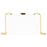 White Acrylic Clutch Purse-Andaz Press-Set of 1-