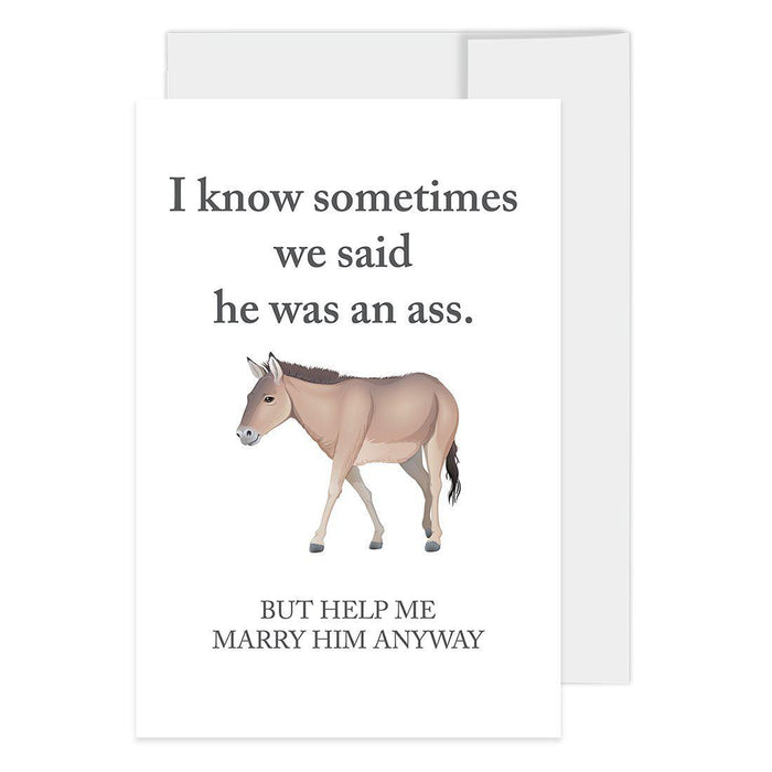 Will You Be My Bridesmaid Proposal Cards with Envelopes-Set of 16-Andaz Press-Geometric Greenery Design-