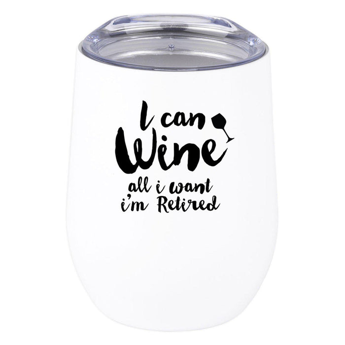 Wine Tumbler with Lid 12 Oz Stemless Stainless Steel Insulated Tumbler-Set of 1-Andaz Press-Awesome Social Worker Looks Like-